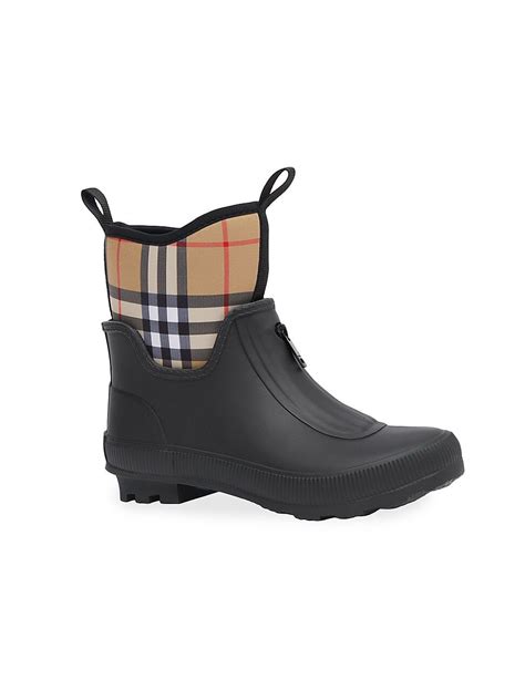 burberry flinton rain boot|BURBERRY .